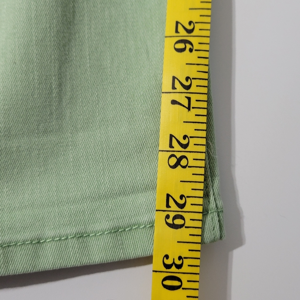 Crown & Ivy Curvy Womens Distressed Mint Green Jeans Size 16W - Picture 7 of 8